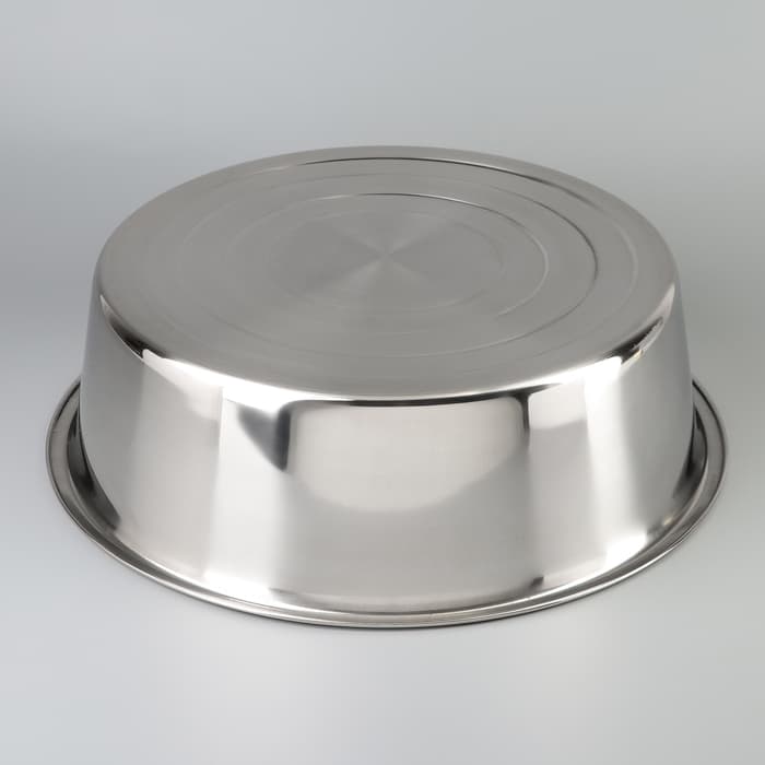 Таз из нержавеющей стали, 9 л, d=39 см, дно d=32 см