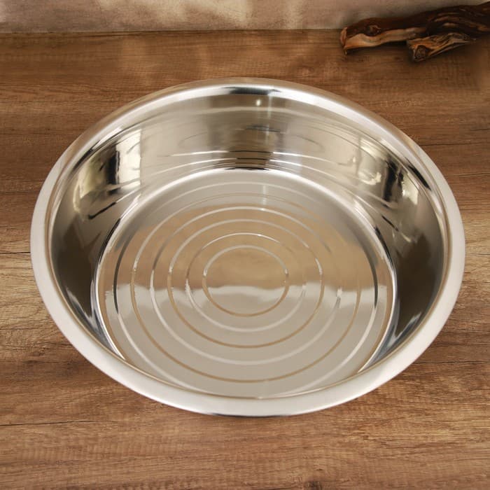 Таз, 15 л, d=47 см, дно d=36 см, нержавеющая сталь