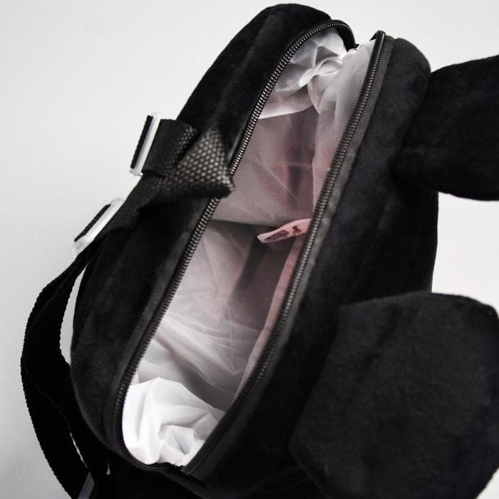 Рюкзак детский плюшевый на молнии, 19 см × 5 см × 21 см «Мышонок», Микки Маус