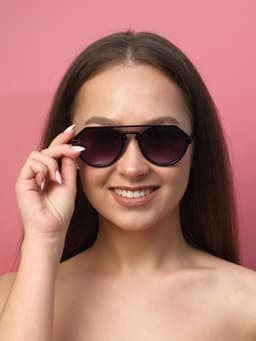 Очки солнцезащитные OneSun, uv 400, 14×14×5 см, линза 4.5×5.2 см, градиент