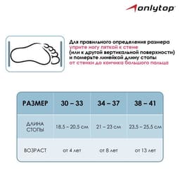 Роликовые коньки раздвижные ONLYTOP, р. 30-33, колёса PVC 64 мм