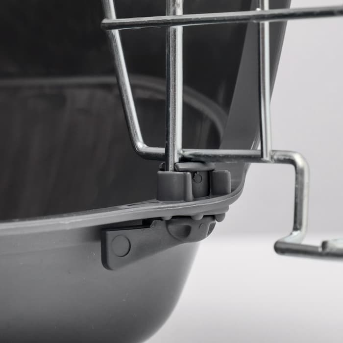 Переноска для животных до 9 кг «Пижон», 43×29×27.5 см, металлическая дверь, пластик, белая, серая