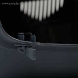 Переноска для животных до 9 кг «Пижон», 43×29×27.5 см, металлическая дверь, пластик, бежевая, серая