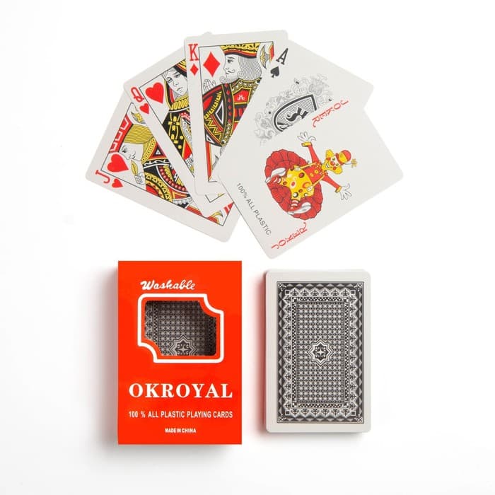 Карты игральные пластиковые «Royal», колода 54 шт., 8.8×5.7 см