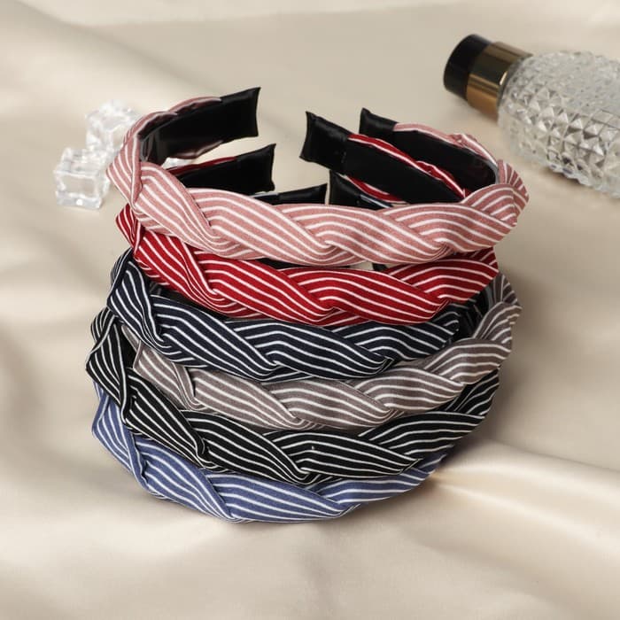 Ободок для волос QF «Амалия», полосы, 2 см, МИКС