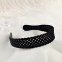 Ободок для волос «Матовый блик», 3 см, сеточка, МИКС