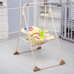 Качели детские напольные «Ветерок-Люкс», бежевый, МИКС