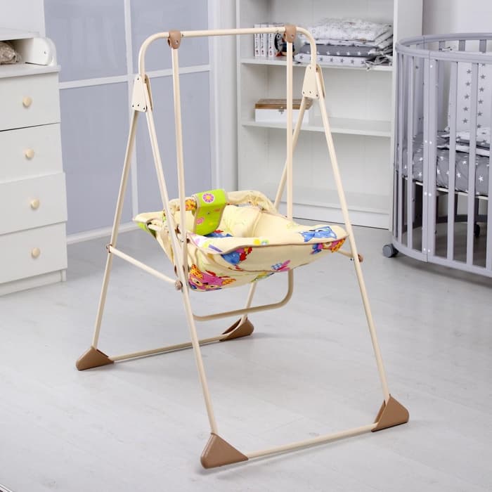 Качели детские напольные «Ветерок-Люкс», бежевый, МИКС