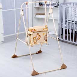 Качели детские напольные «Ветерок», бежевые, МИКС