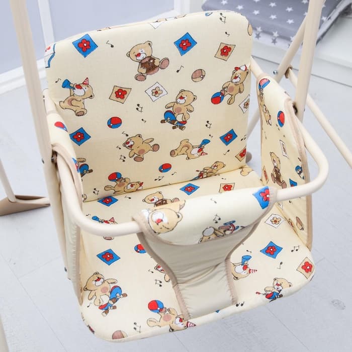 Качели детские напольные «Ветерок», бежевые, МИКС