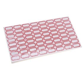 Набор 60 листов ценники самоклеящиеся, 14×24 мм, 64 штуки на 1 листе