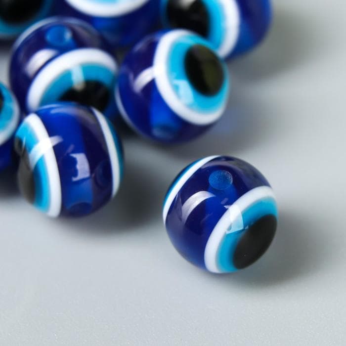 Бусины для творчества пластик «От сглаза», набор 15 г, 1×1×1 см