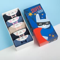 Носки для мальчика KAFTAN: Super hero, набор 5 пар, размер 22-24