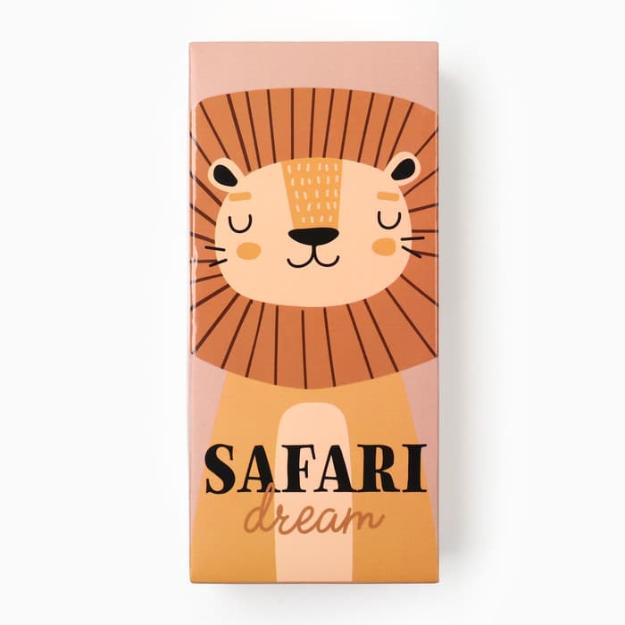 Носки детские KAFTAN: Safari dream, набор 5 пар, бежевые, коричневые, размер 22-24
