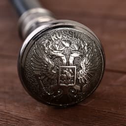 Сувенирная трость с клинком 30 см, набалдашник: Герб РФ