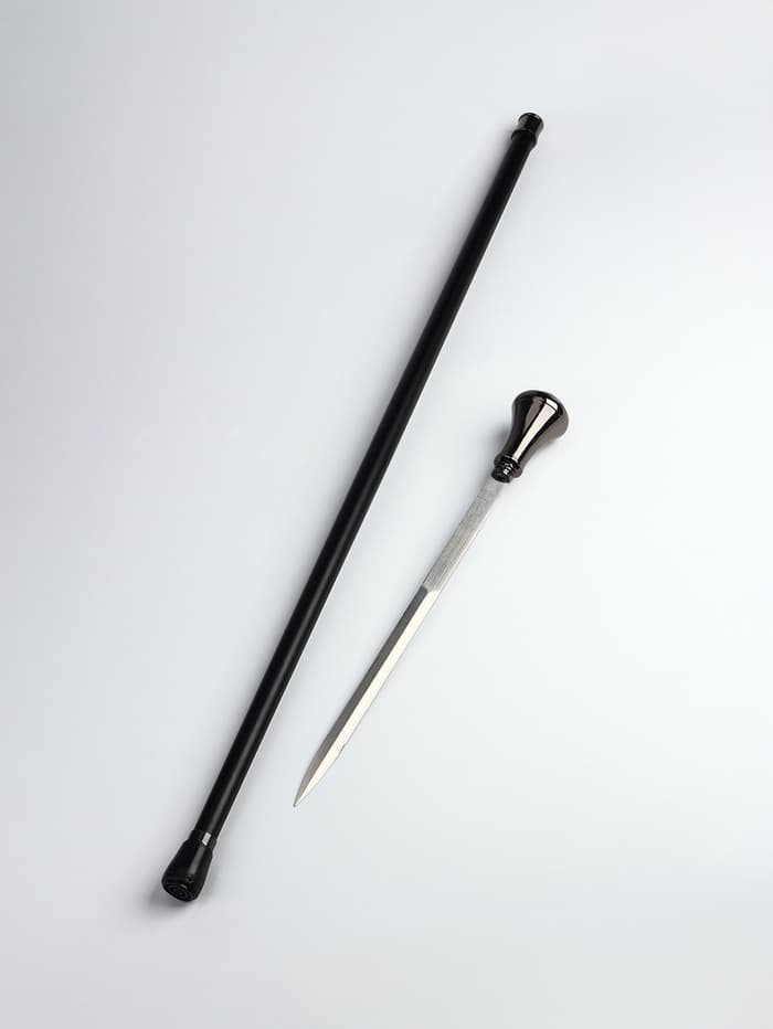 Сувенирная трость с клинком 30 см, набалдашник: Герб РФ