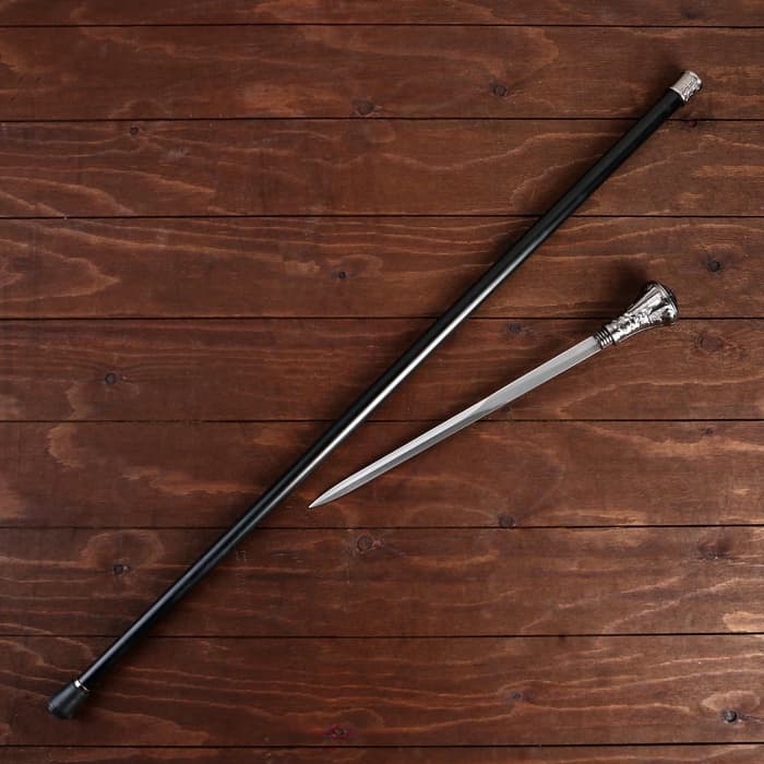 Сувенирная трость с клинком 30 см, набалдашник: медведь