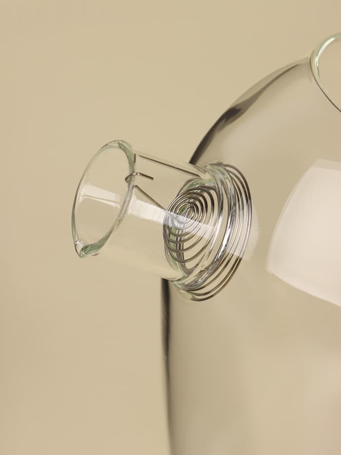 Чайник SL-Home «Эко», 1 л, 18×11×17.5, с пробковой крышкой, стекло, прозрачный