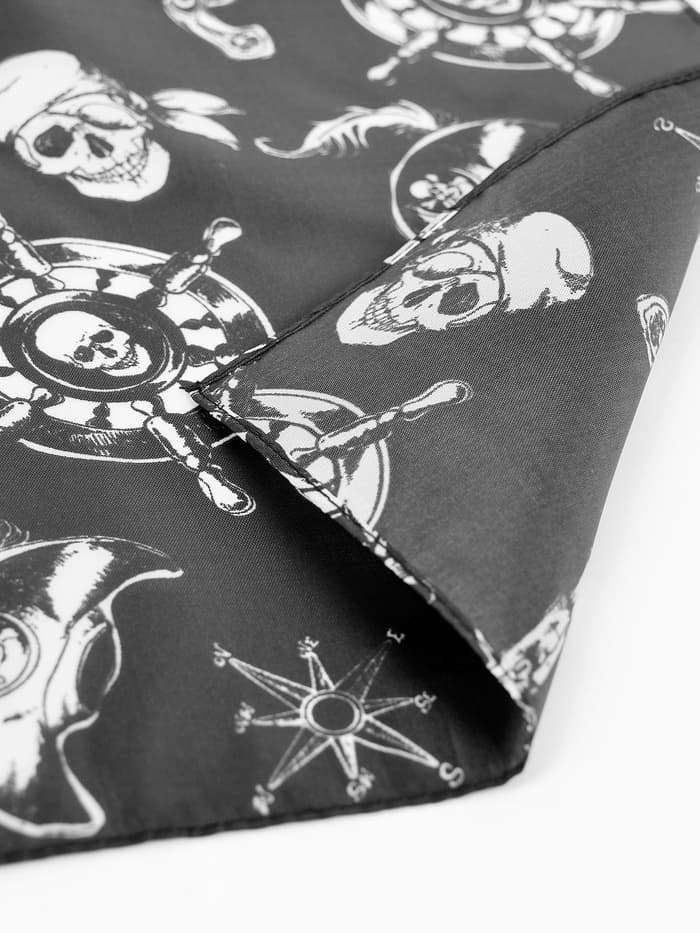 Бандана «Весёлый Роджер», 50×50 см, чёрный