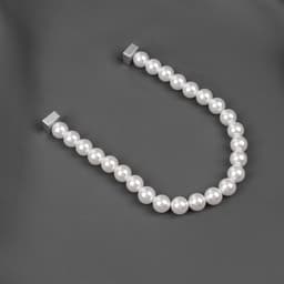 Подхват для штор «Бусы из жемчуга», d=1.5 см, 40±1 см, белый