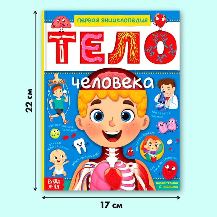 Энциклопедия в твёрдом переплёте «Тело человека», 48 стр.