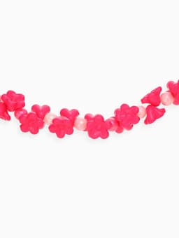 Набор детских украшений «Выбражулька. Цветы сирени», 2 предмета: бусы, браслет d=6 см, розовый