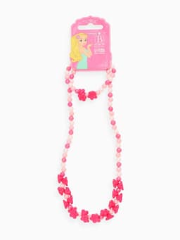 Набор детских украшений «Выбражулька. Цветы сирени», 2 предмета: бусы, браслет d=6 см, розовый