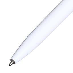 Ручка под логотип Calligrata, шариковая, автоматическая, синий стержень, узел 0.7 мм, корпус белый