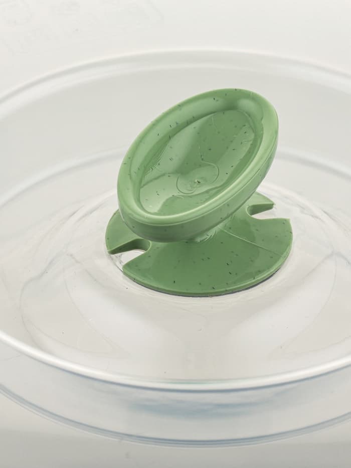 Крышка для СВЧ, d=28 см, внутр. d=26 см, пластик, МИКС