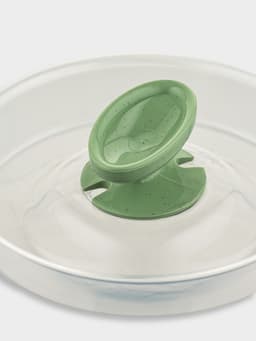 Крышка для СВЧ, d=28 см, внутр. d=26 см, пластик, МИКС