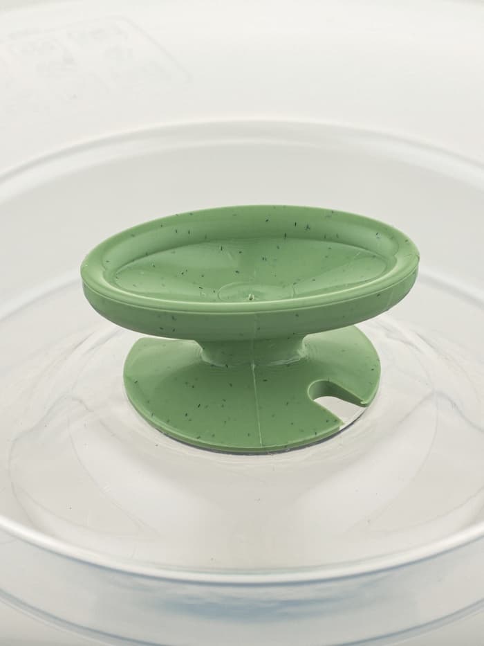 Крышка для СВЧ, d=28 см, внутр. d=26 см, пластик, МИКС