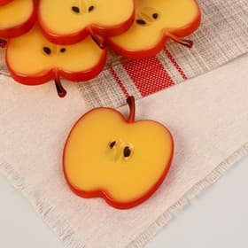 Муляж «Слайс яблоко», d=8 см, h=1 см