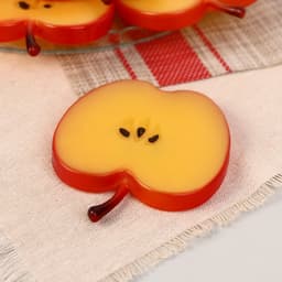 Муляж «Слайс яблоко», d=8 см, h=1 см