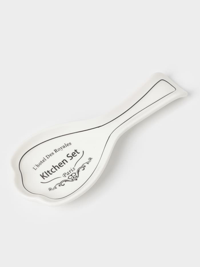 Аксессуары для кухни Доляна «Уют», 4 предмета, дозатор 300 мл, мыльница, подставка для губки, подставка для ложки, белые