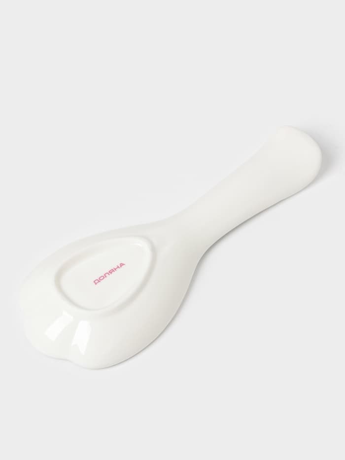 Аксессуары для кухни Доляна «Уют», 4 предмета, дозатор 300 мл, мыльница, подставка для губки, подставка для ложки, белые