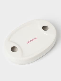 Аксессуары для кухни Доляна «Уют», 4 предмета, дозатор 300 мл, мыльница, подставка для губки, подставка для ложки, белые