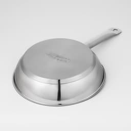 Сковорода Катунь «Общепит», d=24 см, толщина корпуса 0.6 мм, дно 3.5 мм, капсульное дно, антипригарное покрытие, индукция, нержавеющая сталь, AISI - 20...