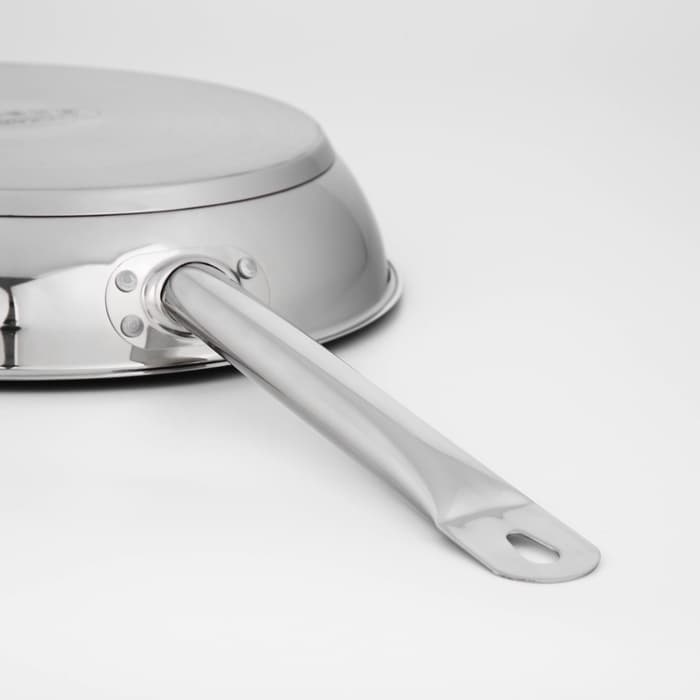 Сковорода Катунь «Общепит», d=30 см, толщина корпуса 0.6 мм, дно 3.5 мм, h=6 см, капсульное дно, антипригарное покрытие, индукция, AISI - 201