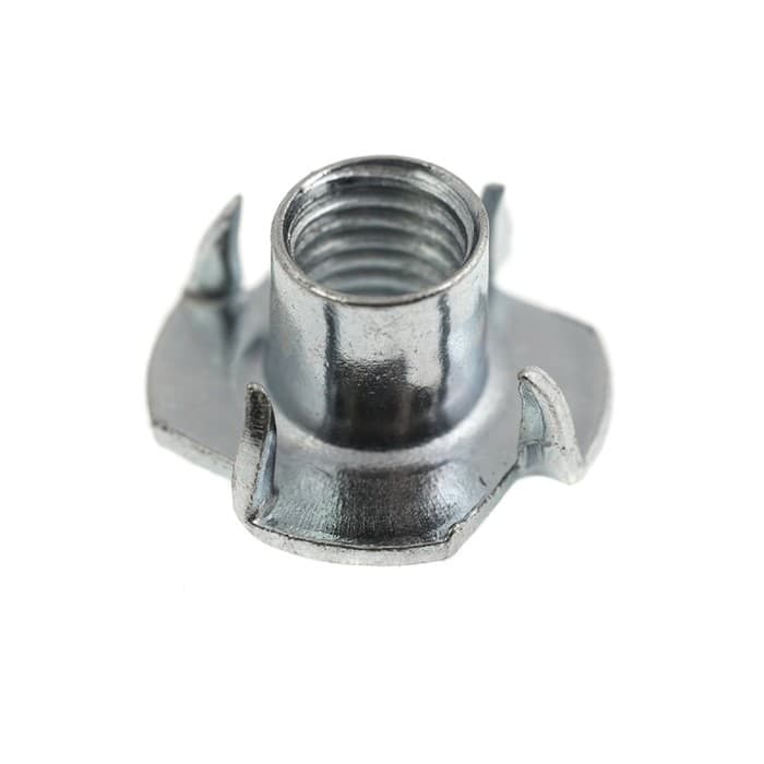 Гайка Steelrex, мебельная, забивная, DIN 1624, оцинкованная, м6, 5000 шт.