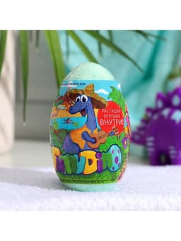 Бомбочка для ванн Funny dino, с растущим динозавром, 130 г