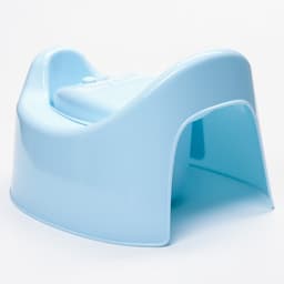 Горшок детский Follow Me с крышкой, голубой