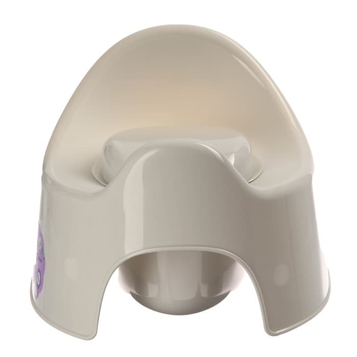 Горшок детский Follow Me с крышкой, серый