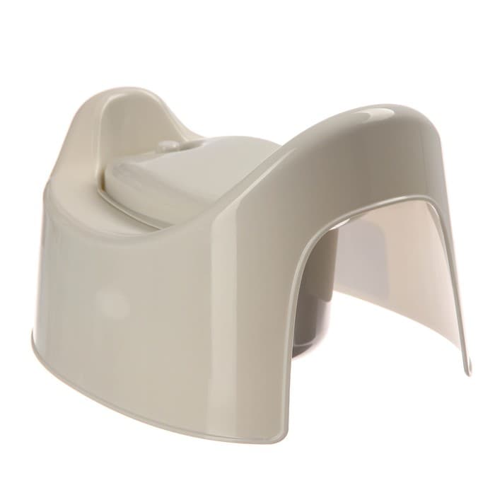 Горшок детский Follow Me с крышкой, серый