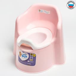 Горшок детский Little King, съёмная чаша, розовый