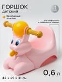 Горшок детский в форме игрушки «Зайчик Lapsi», розовый