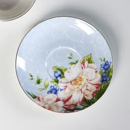 Чайная пара «Чайная роза», 2 предмета: чашка 200 мл, блюдце d=15 см, фарфор