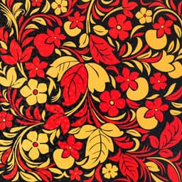 Доска разделочная с ручками Дарим Красиво «Хохлома», 36×28 см, дерево