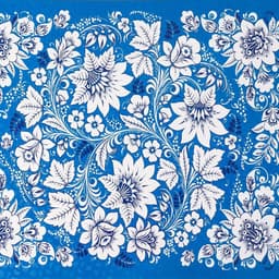 Доска разделочная с ручками Дарим Красиво «Гжель», 36×28 см, дерево, голубая