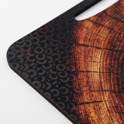 Доска разделочная с ручками Дарим Красиво «Спил», 36×28 см, дерево, коричневая