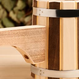 Ковш - черпак для бани и сауны, 300 мл, 50 см, деревянный, с пластиковой вставкой, «Добропаровъ»